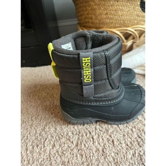 OshKosh B'Gosh Unisex-Child Splash Rain Boot Size 6 Toddler Grey - Picture 2 of 3